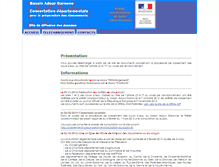 Tablet Screenshot of consultdep.geodiag.fr